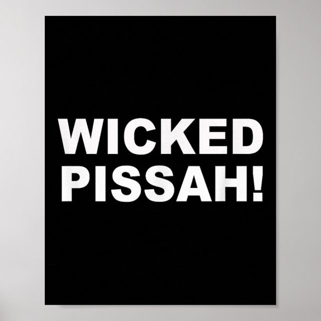 Affiche Wicked Ah! Funny Awesome Er New England  (Devant)