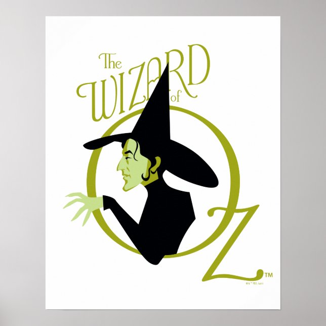 Affiche Wicked Witch™ L'Assistant Du Logo Oz™ (Devant)