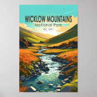 Wicklow Mountains National Park Irlande River Art