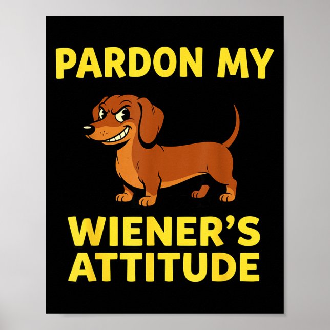 Affiche Wiener Dog Dachshund  (Devant)