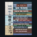 Affiche Wife Gift | Letter To My Wife Love From Husband<br><div class="desc">Wife Gift | To My Wife I Love You Forever And Always Love Your Husband</div>