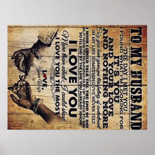 Affiche Wife to my Husband Letter   Lovely Venin