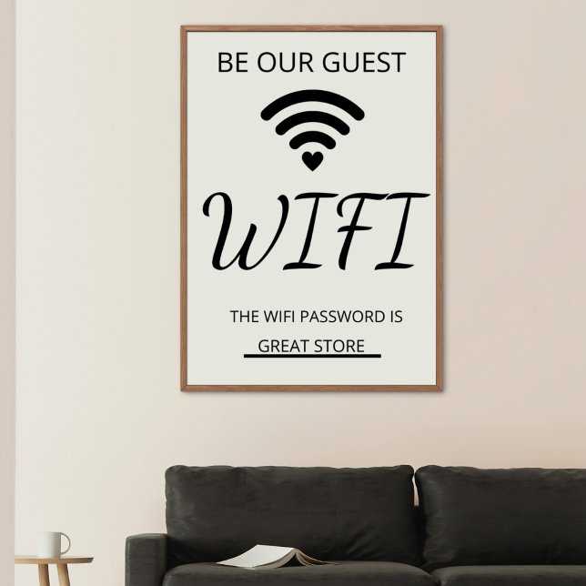 Affiche Wifi Password Business (Créateur téléchargé)