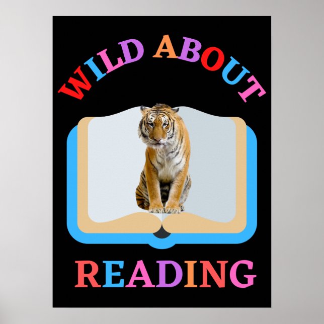 AFFICHE WILD À PROPOS DE LA LECTURE (Devant)