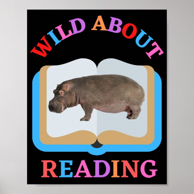 AFFICHE WILD À PROPOS DE LA LECTURE (Devant)