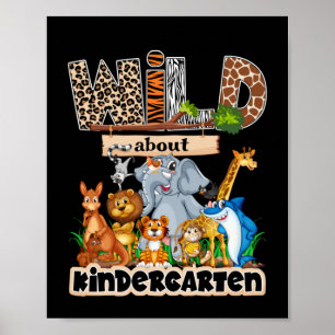 Affiche Wild About Kindergarten
