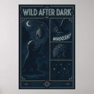 Affiche Wild After Dark - Scène Nocturne de la bande dessi