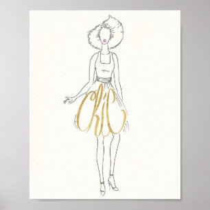 Affiche Wild Apple Style Sayings - Chic Dress