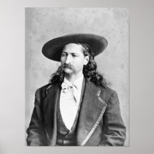Affiche Wild Bill Hickok Portrait