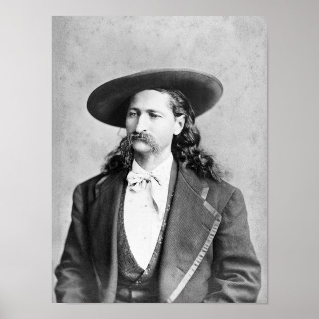 Affiche Wild Bill Hickok Portrait (Devant)