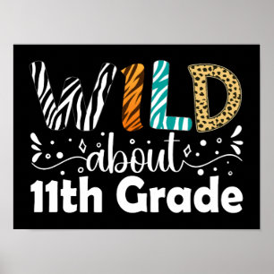 Affiche Wild Environ 11e année Enseignant Étudiant 11e ann