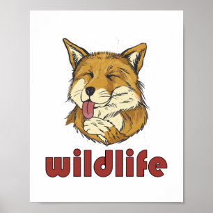 Affiche Wild Life Renard rouge - Swete Fox