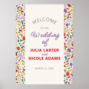 Affiche Wild Rose Woods Exotic Flower Garden Mariage