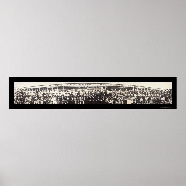 Affiche Wild West Characters Photo 1927 (Devant)