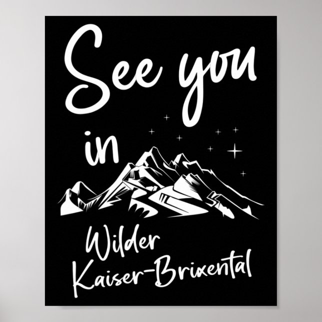 Affiche Wilder Kaiser-brixental Tyrol Autriche Vacances Sk (Devant)