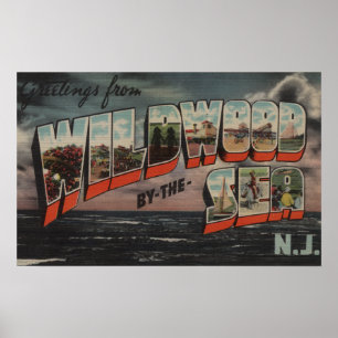 Affiche Wildwood-par-le-Mer, New Jersey 3
