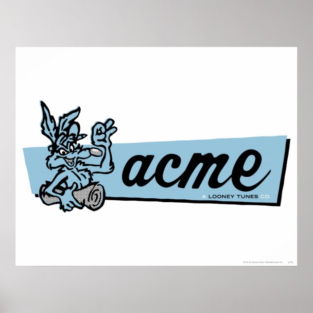 Affiche WILE E. COYOTE™ Acme 4 (Devant)