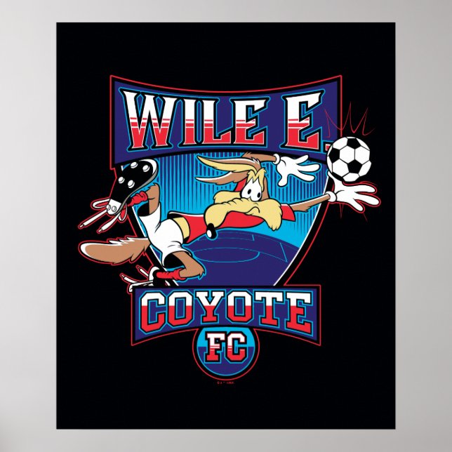 Affiche WILE E. COYOTE™ Football Club Badge (Devant)