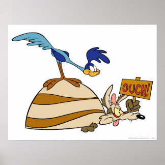 Affiche WILL E Coyote et ROAD RUNNER™ Produits de fabricat