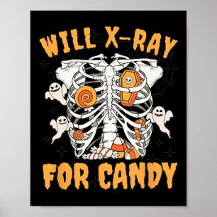 Affiche Will Xray Pour Candy Halloween Technicien En Radio