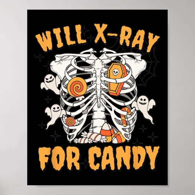 Affiche Will Xray Pour Candy Halloween Technicien En Radio (Devant)