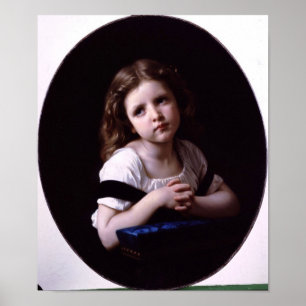 Affiche William-Adolphe Bouguereau-La Prière