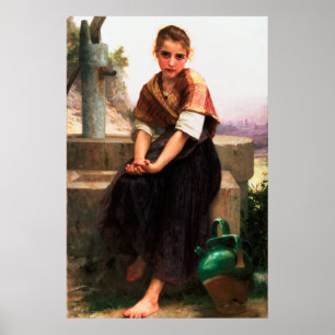 Affiche William-Adolphe Bouguereau : Le Pitcher brisé