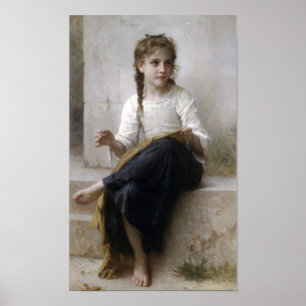 Affiche William-Adolphe Bouguereau-Sewing