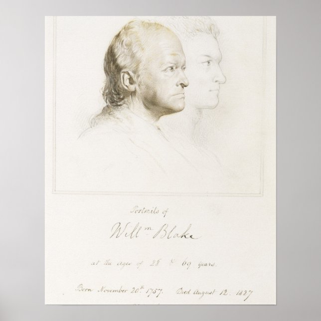 Affiche William Blake (1757-1827) dans Youth and Age (grap (Devant)