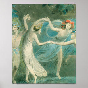 Affiche William Blake Le rêve de la nuit d'été