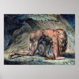 Affiche William Blake Nebucadnetsar