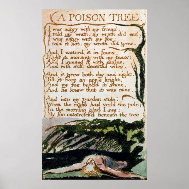 Affiche William Blake | Un Poison (Devant)
