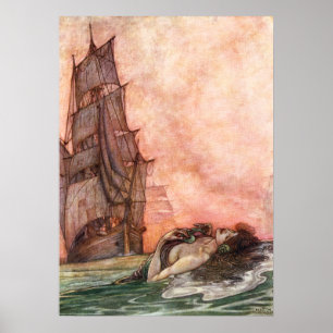 Affiche William Heath Robinson - A Song of the English