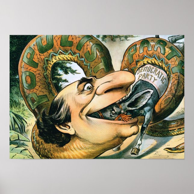 Affiche William Jennings Bryan le serpent (Devant)