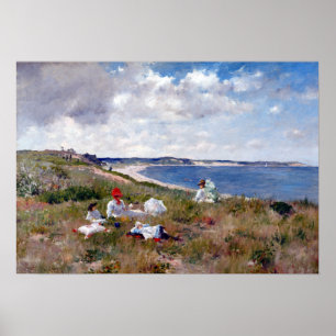 Affiche William Merritt Chase Heures d'inactivité