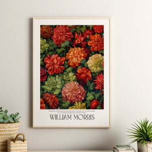 Affiche William Morris Antique Motif Floral
