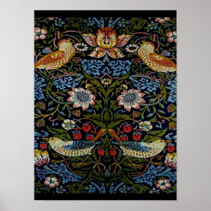 Affiche William Morris beautiful pattern, art nouveau, vin