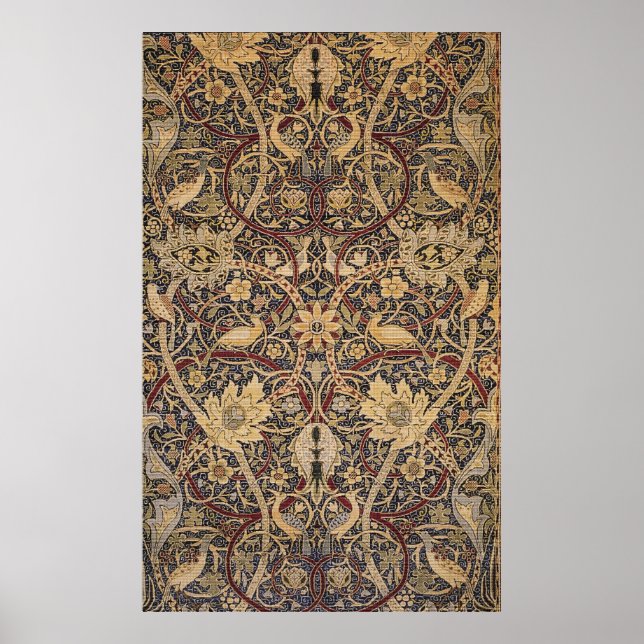 Affiche William Morris Bullerswood Détails du tapis (Devant)