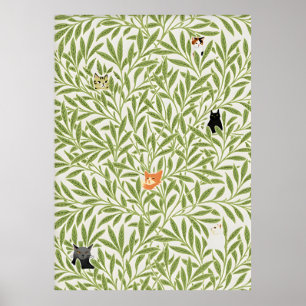 Affiche William Morris Cat