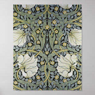 Affiche William Morris - Design Motif Pimpernel