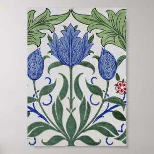 Affiche William Morris - Fond d'écran floral