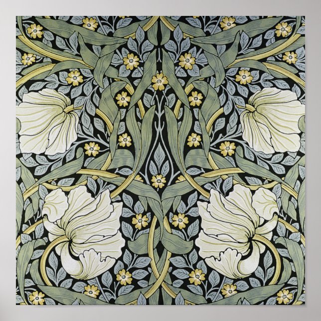 Affiche William Morris - Fond d'écran Pimpernel (Devant)