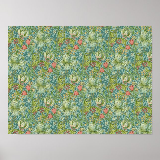 Affiche William Morris "Golden Lily" 1 (Devant)