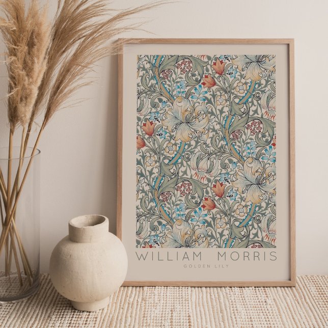 Affiche William Morris Golden Lily Wall Art Imprimer (Créateur téléchargé)