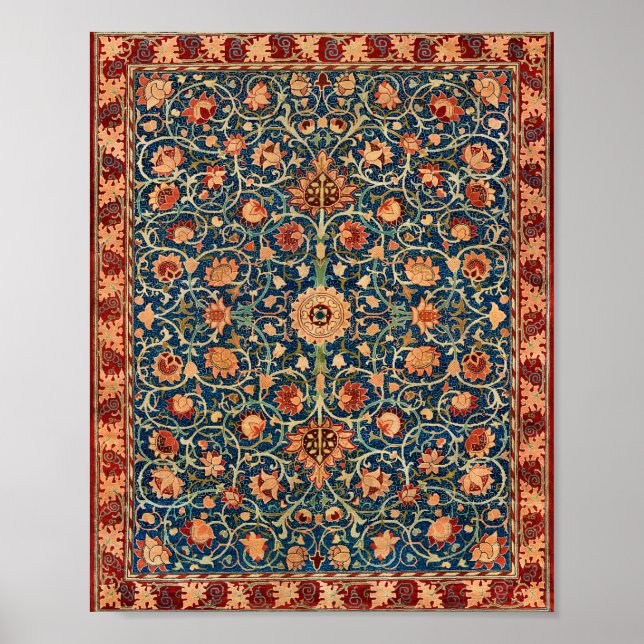 Affiche William Morris Holland Park Motif de tapis (Devant)