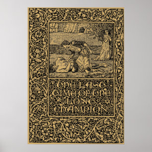 Affiche William Morris Kelmscott Press page 1896