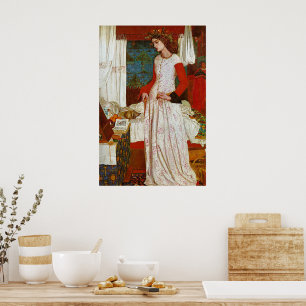 Affiche William Morris-La Belle Iseult