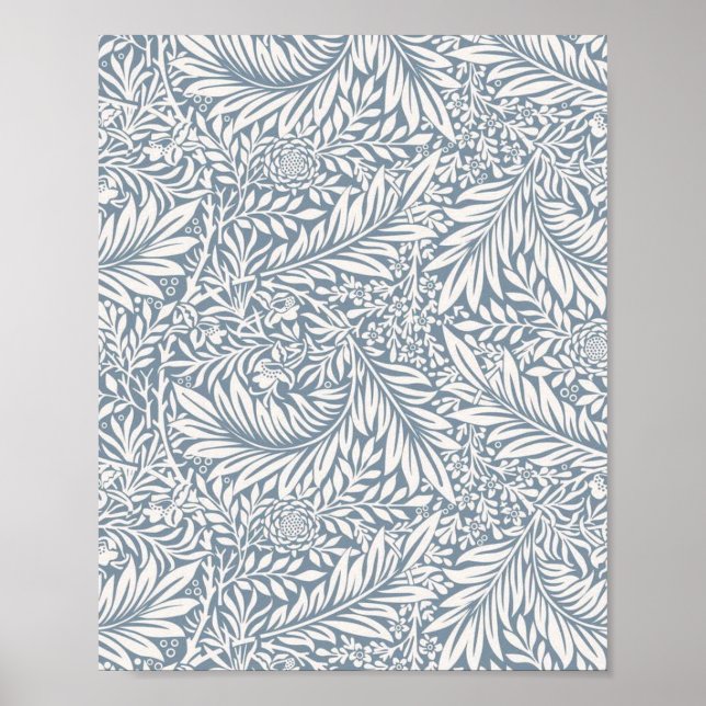 Affiche William Morris Larkspur (Devant)