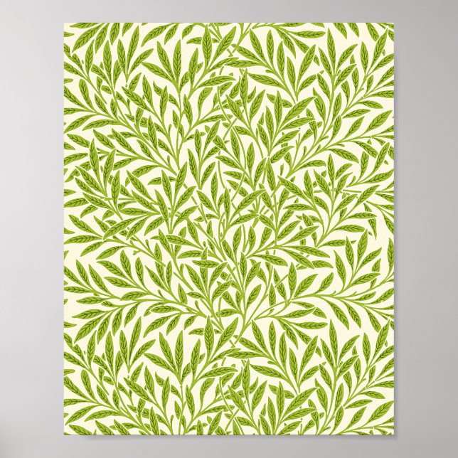 Affiche William Morris le motif Willow (Devant)