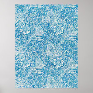 Affiche William Morris Marigold 1875 Design Motif